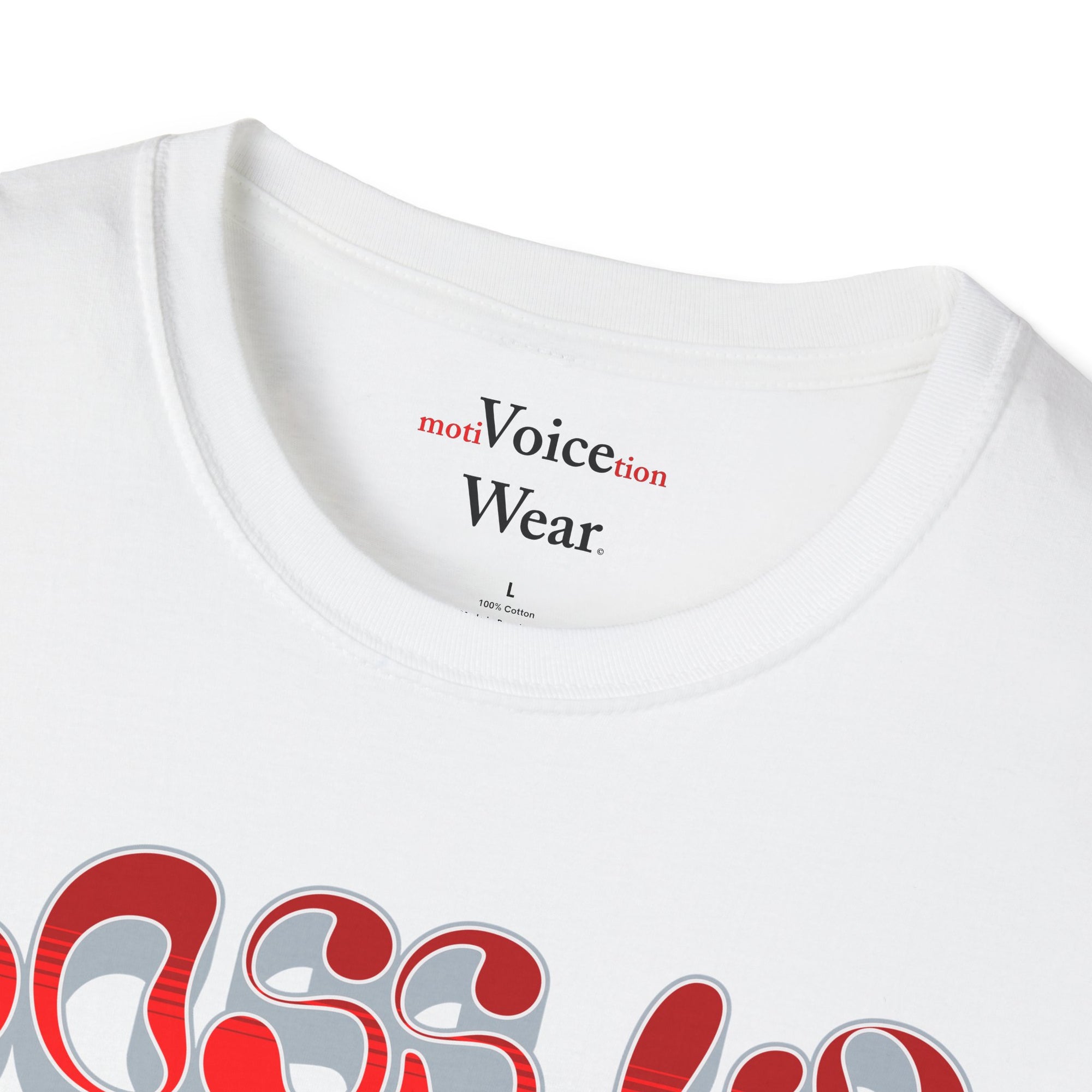 "Boss Up Or Get Lost - Red" - "moti-Voice-tion Wear" T-Shirt