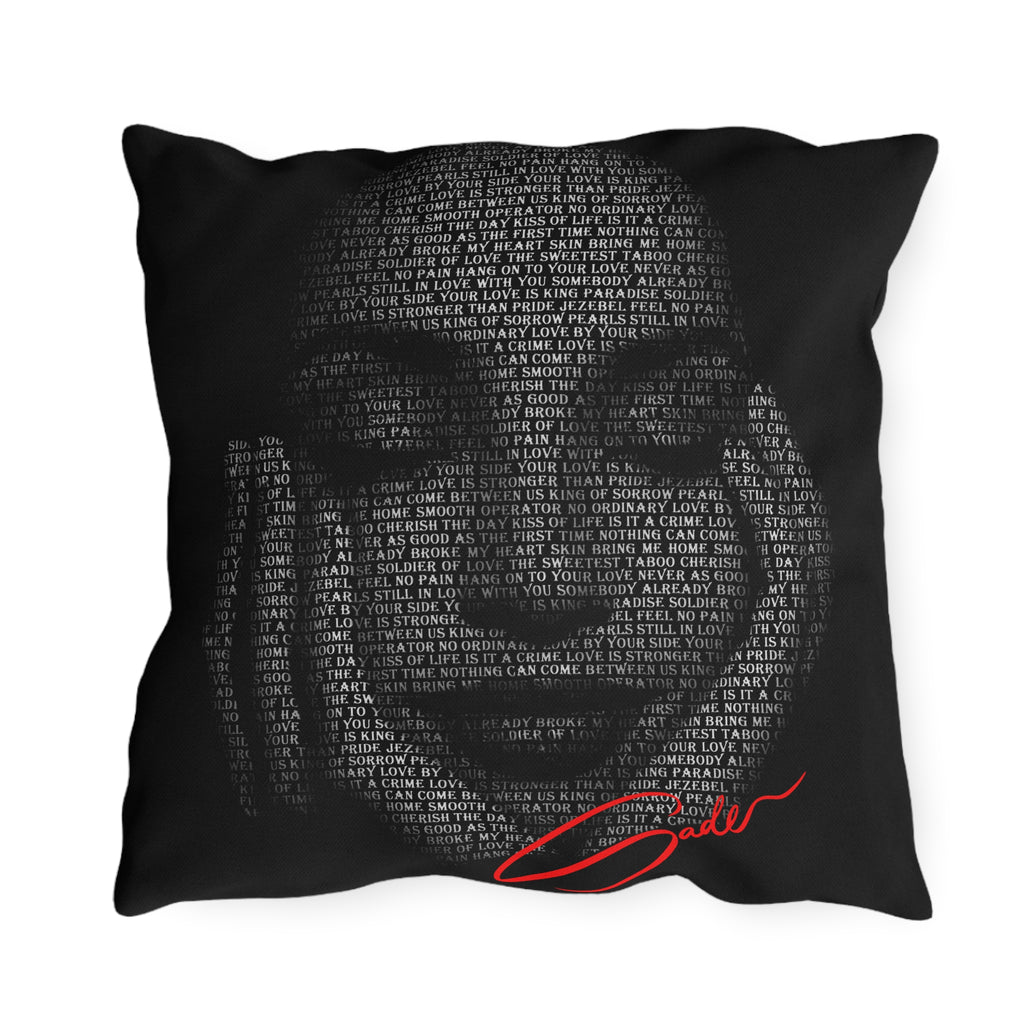"Sade's Greatest Hits" Outdoor Accent Pillow
