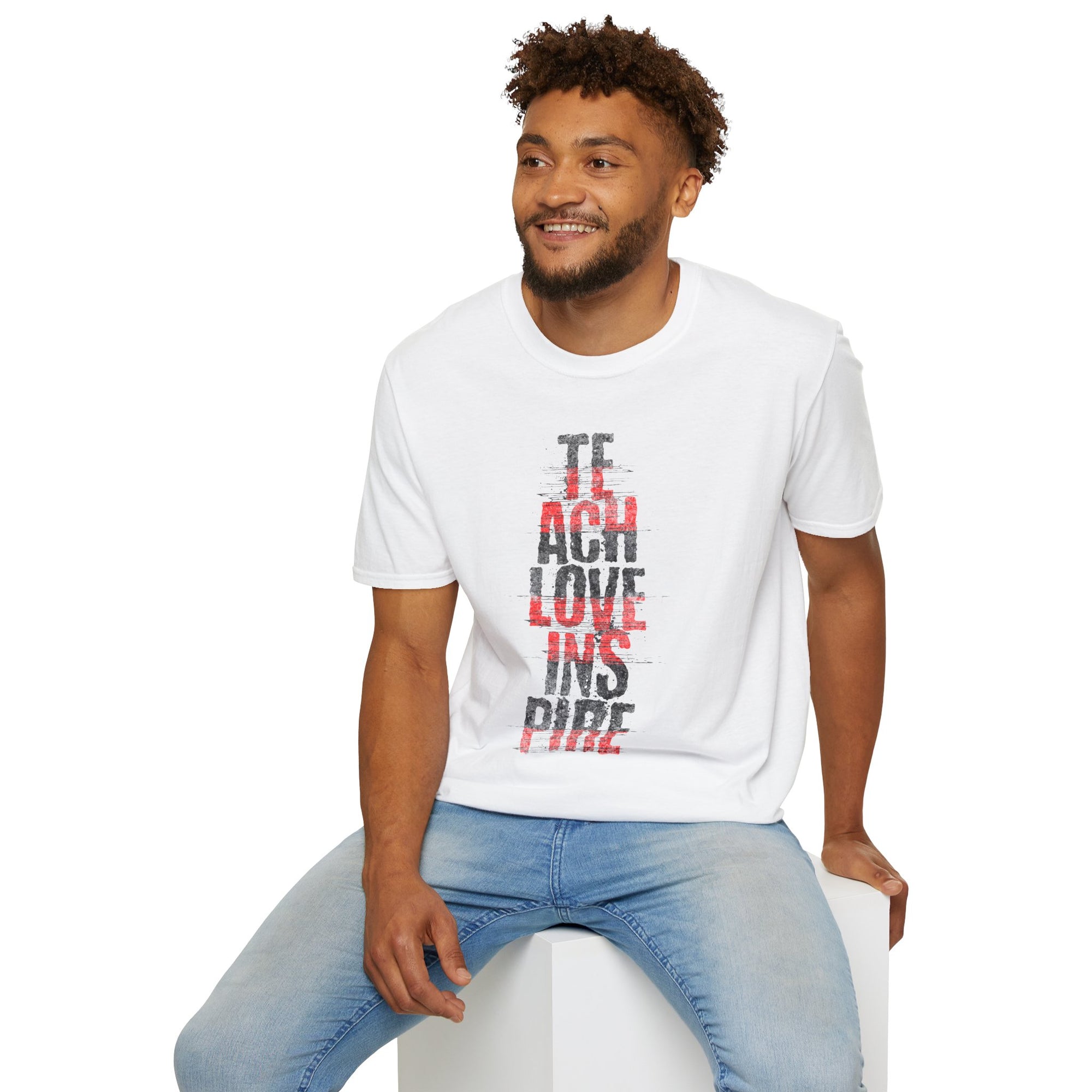 "Teach Love Inspire" - "moti-Voice-tion Wear" T-Shirt