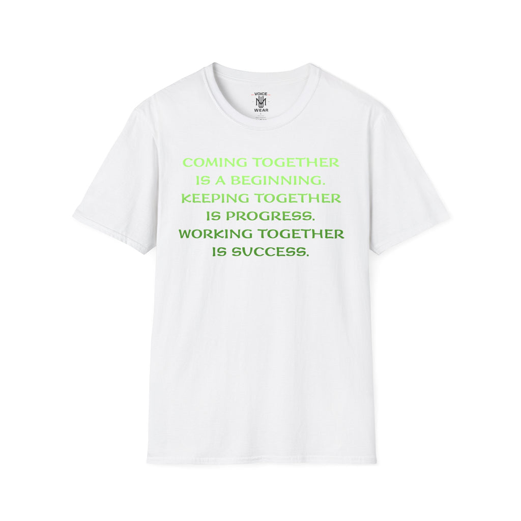 "Coming Together" - "moti-Voice-tion Wear" T-Shirt