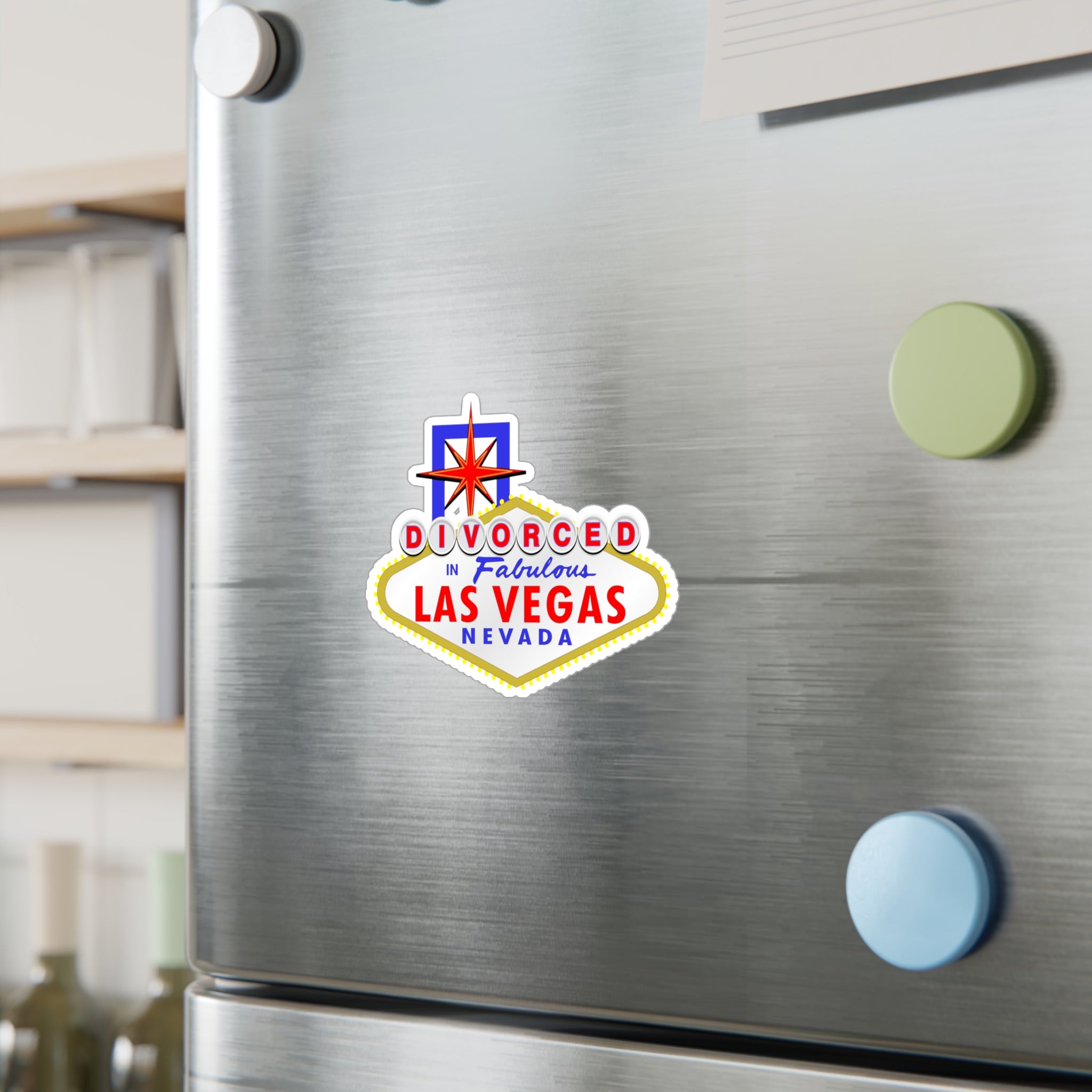 Divorced - "Las Vegas Sign" Vinyl Decal