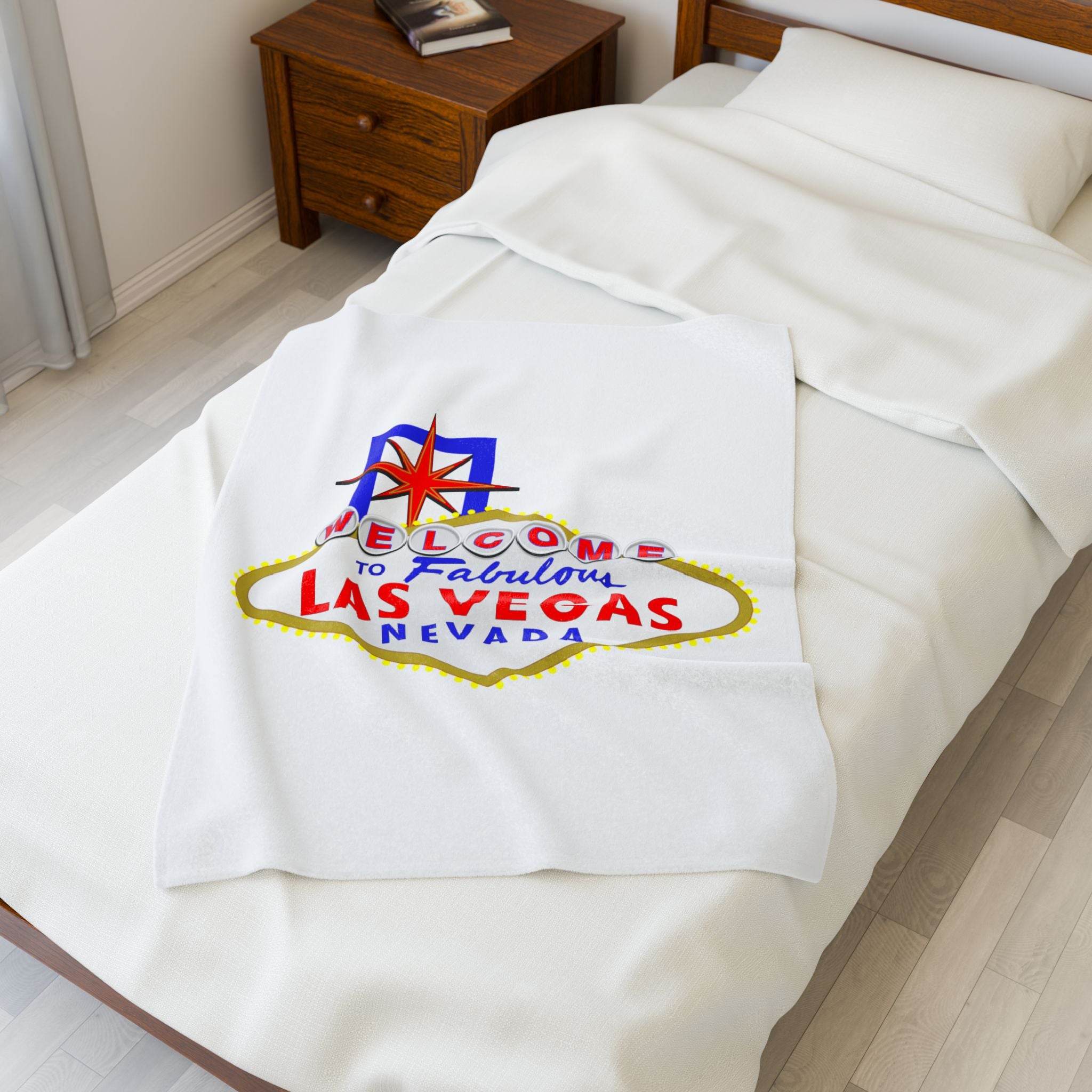 Welcome To Fabulous Las Vegas - "Las Vegas Sign" Blanket