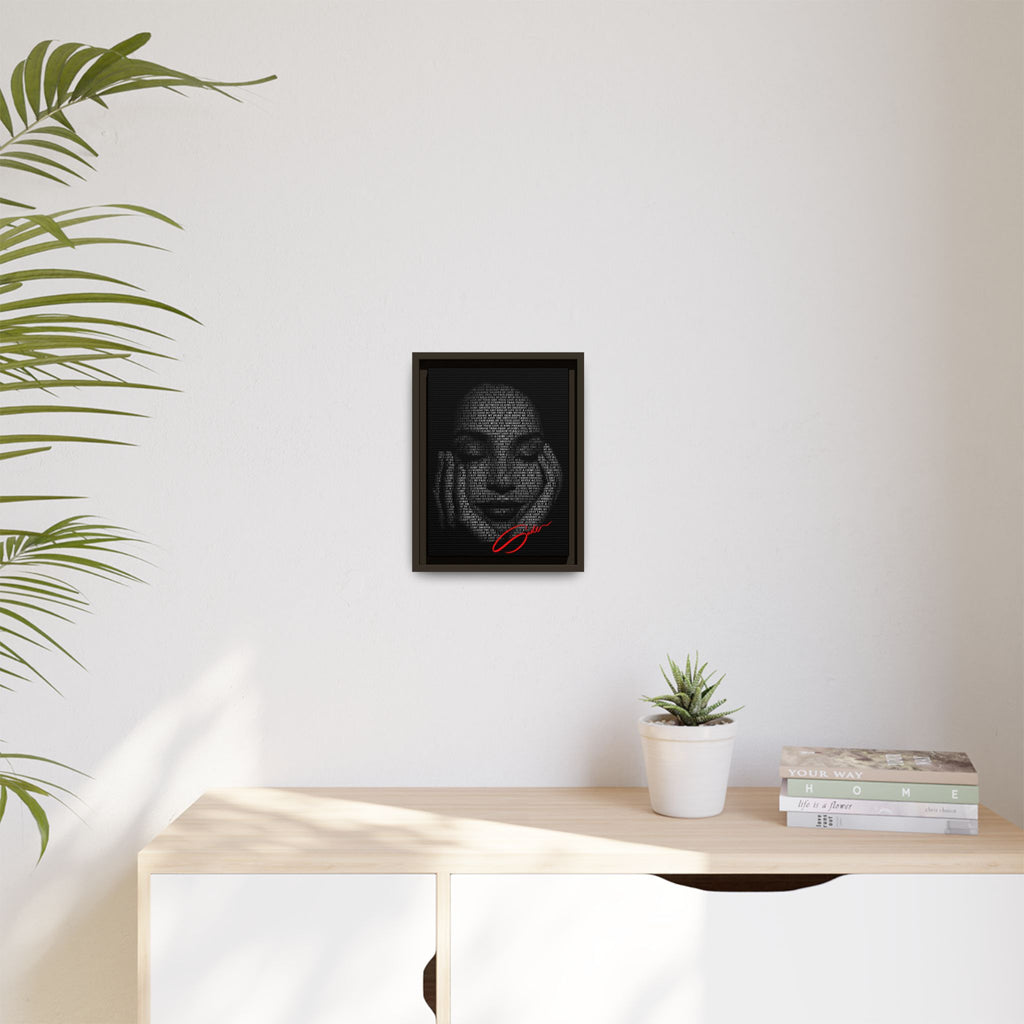 "Sade's Greatest Hits" Framed Canvas Print