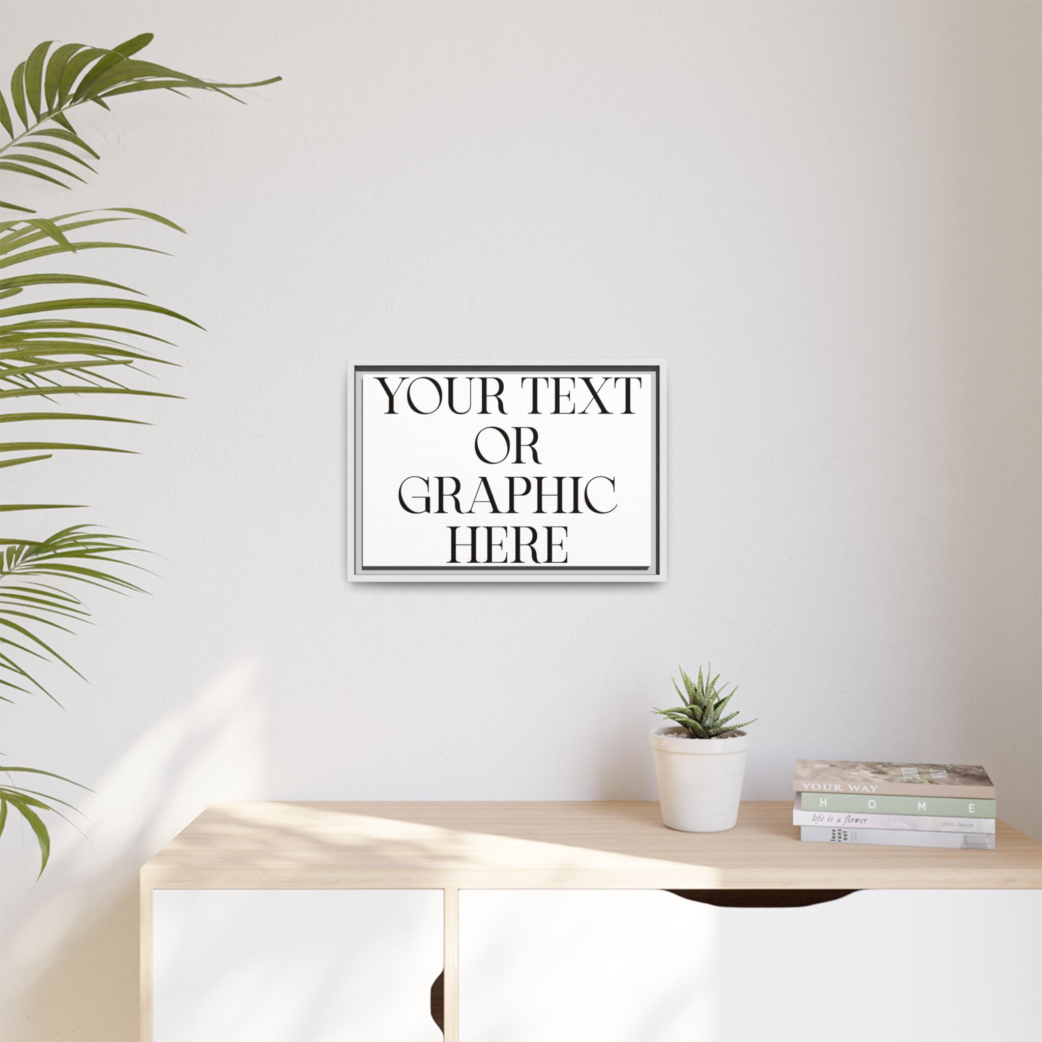 Custom Personalized Framed Canvas Print