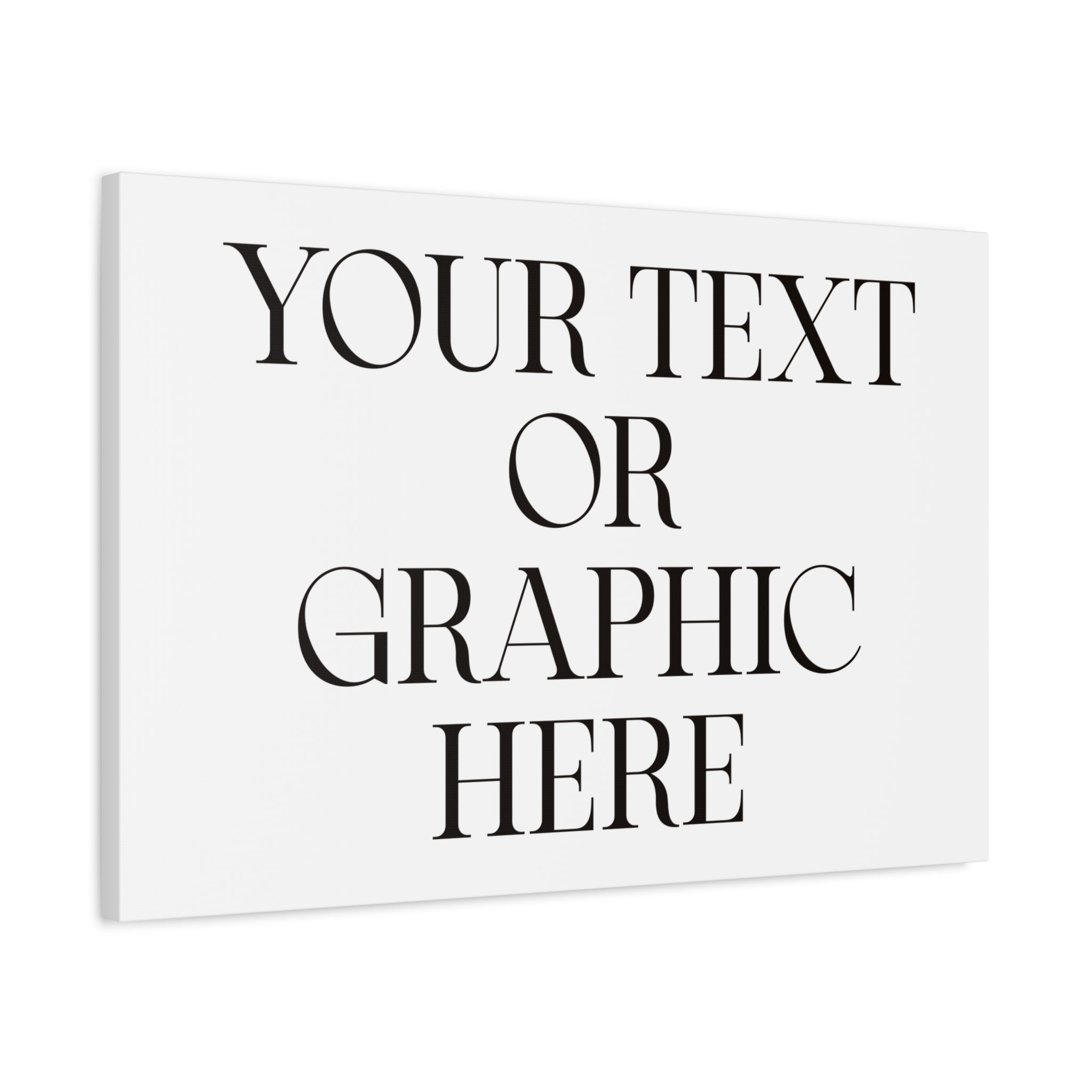 Custom Personalized Matte Canvas Print