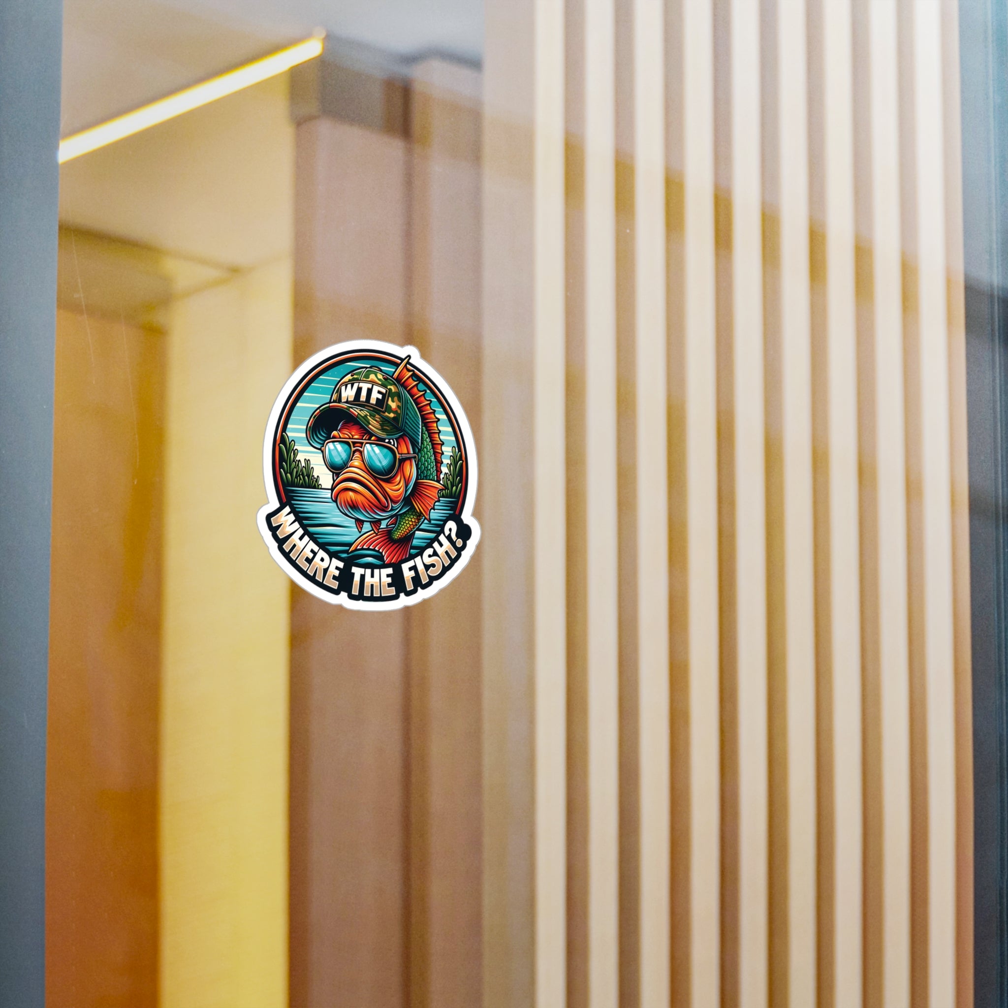 Where The Fish? Vinyl Decal