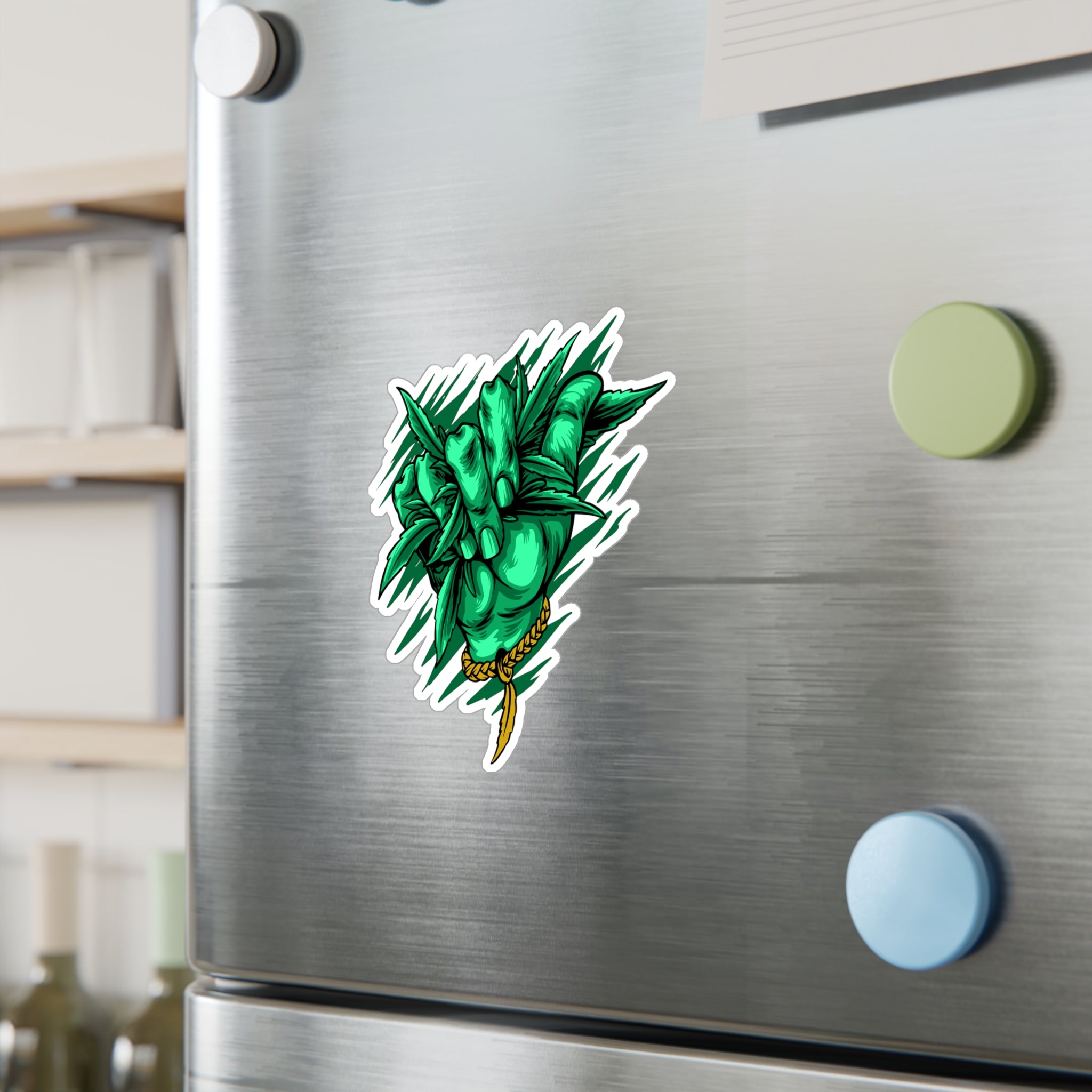 Cannabis Hand Vinyl Decal