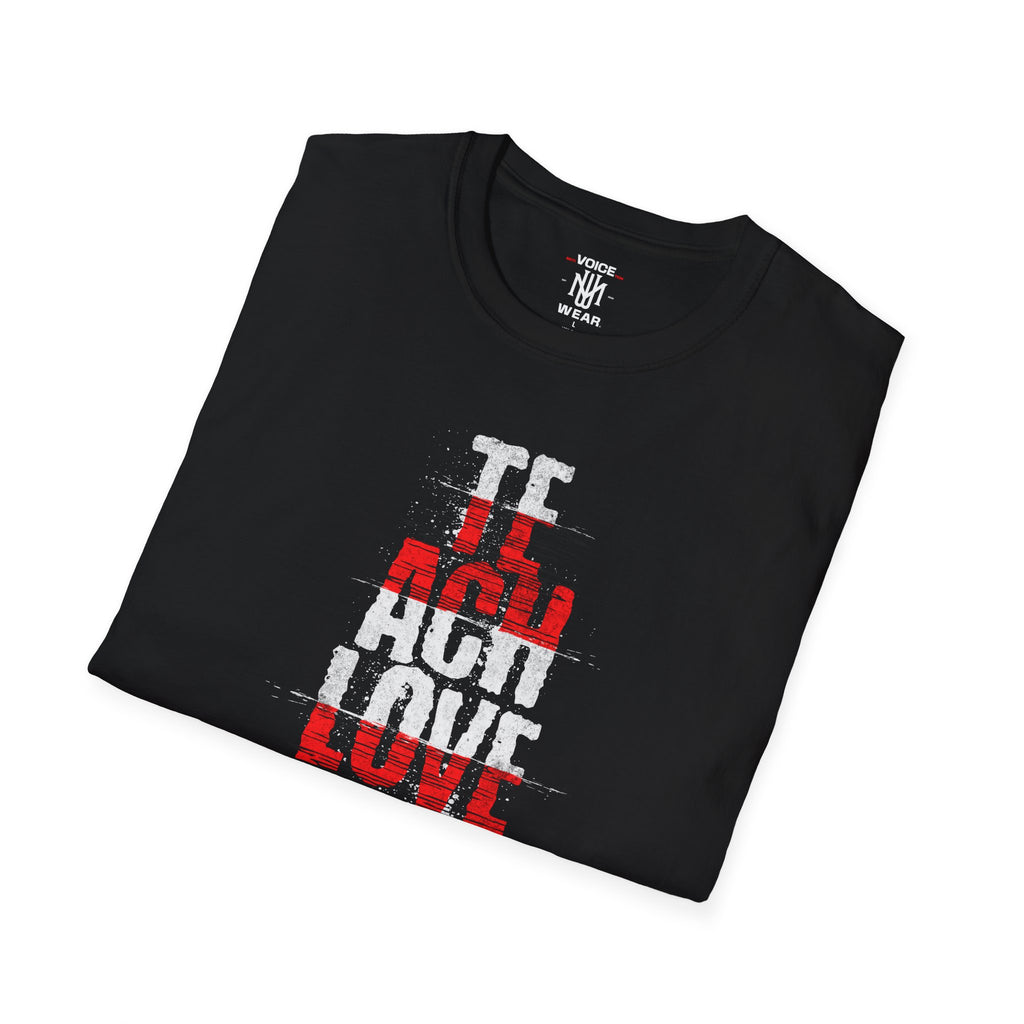 "Teach Love Inspire" - "moti-Voice-tion Wear" T-Shirt