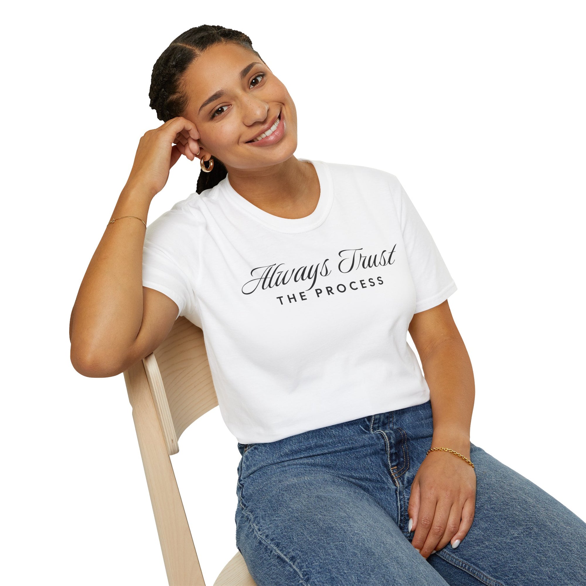 "Trust The Process" - "moti-Voice-tion Wear" T-Shirt