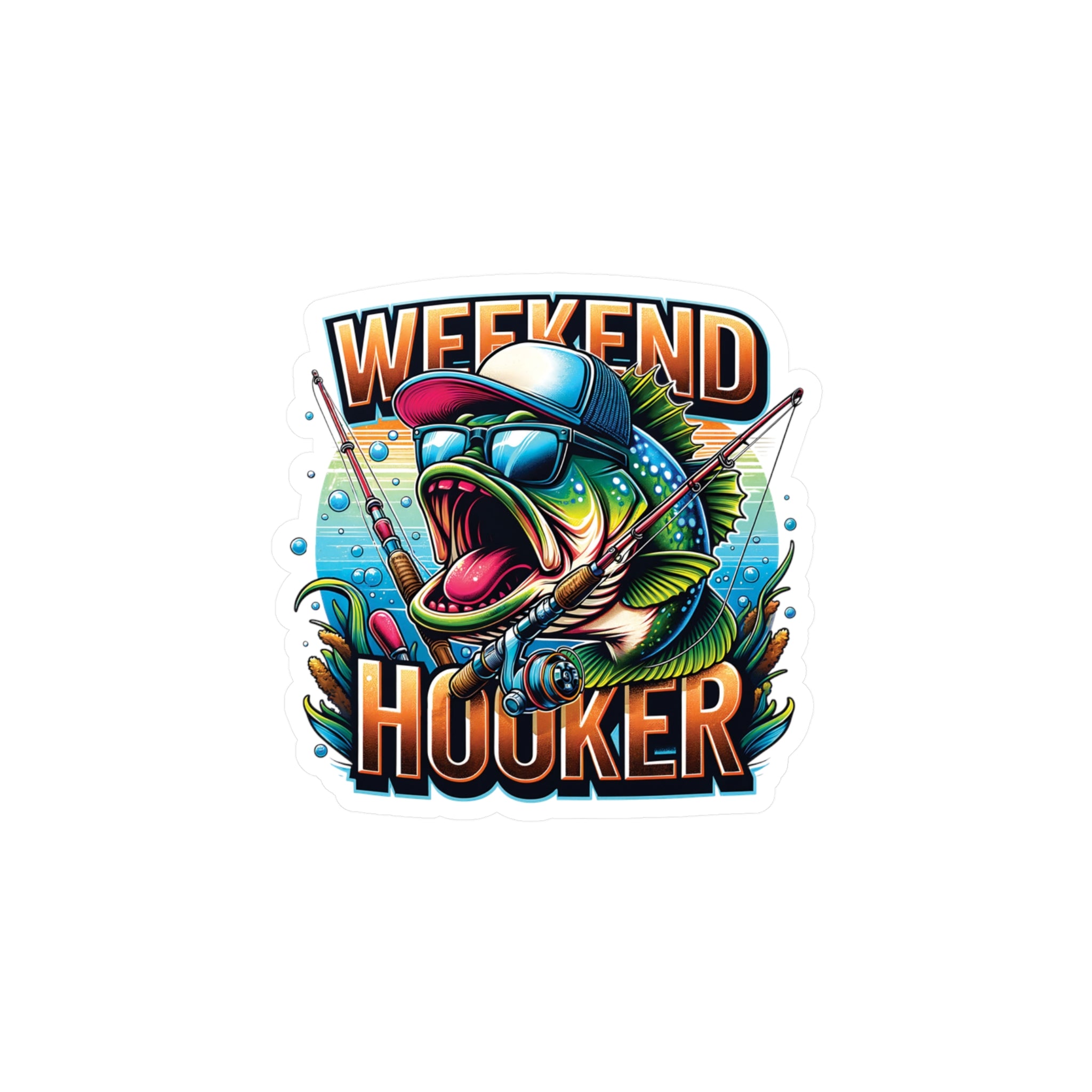 Weekend Hooker Vinyl Decal