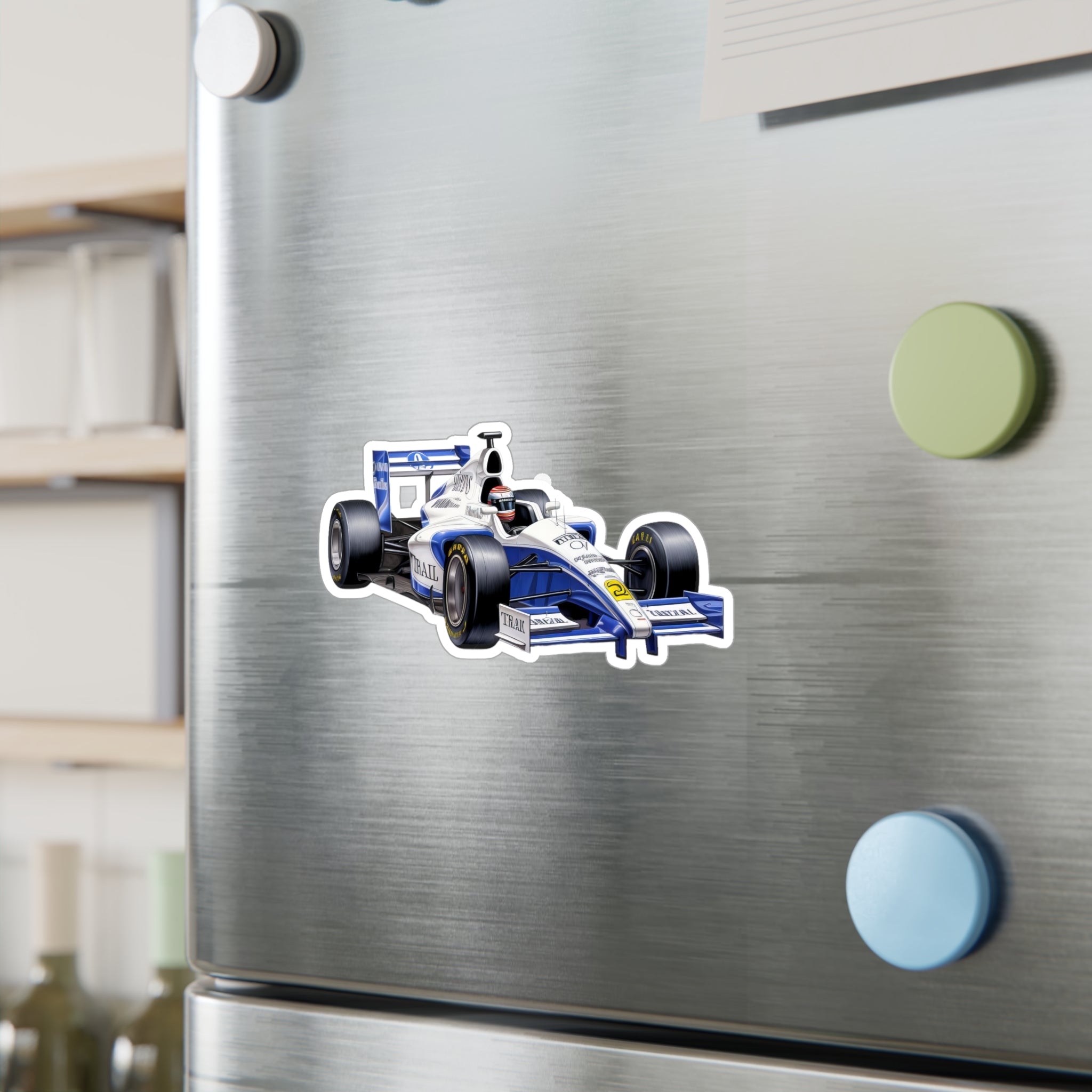 F1 Car #7 Vinyl Decal
