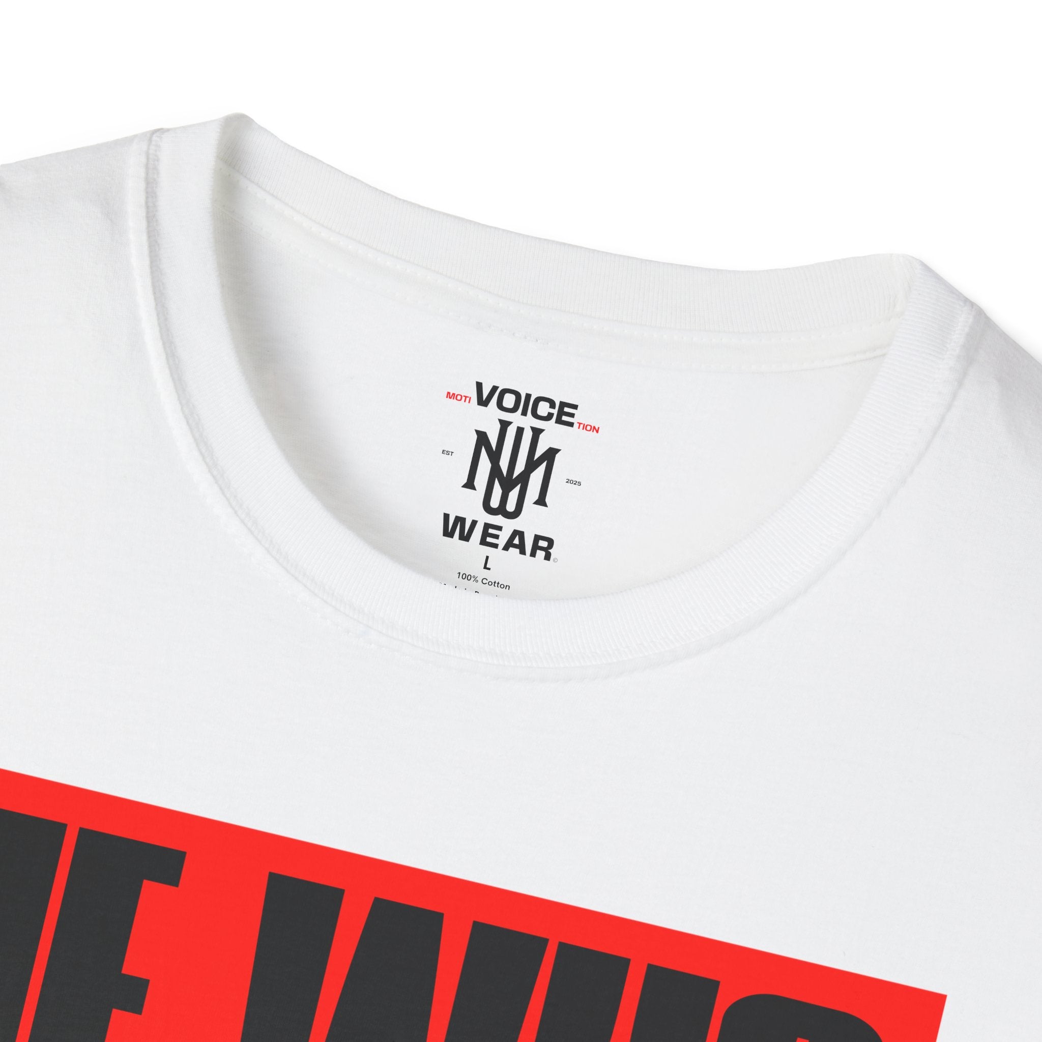 "He Who Dares Wins" - "moti-Voice-tion Wear" T-Shirt