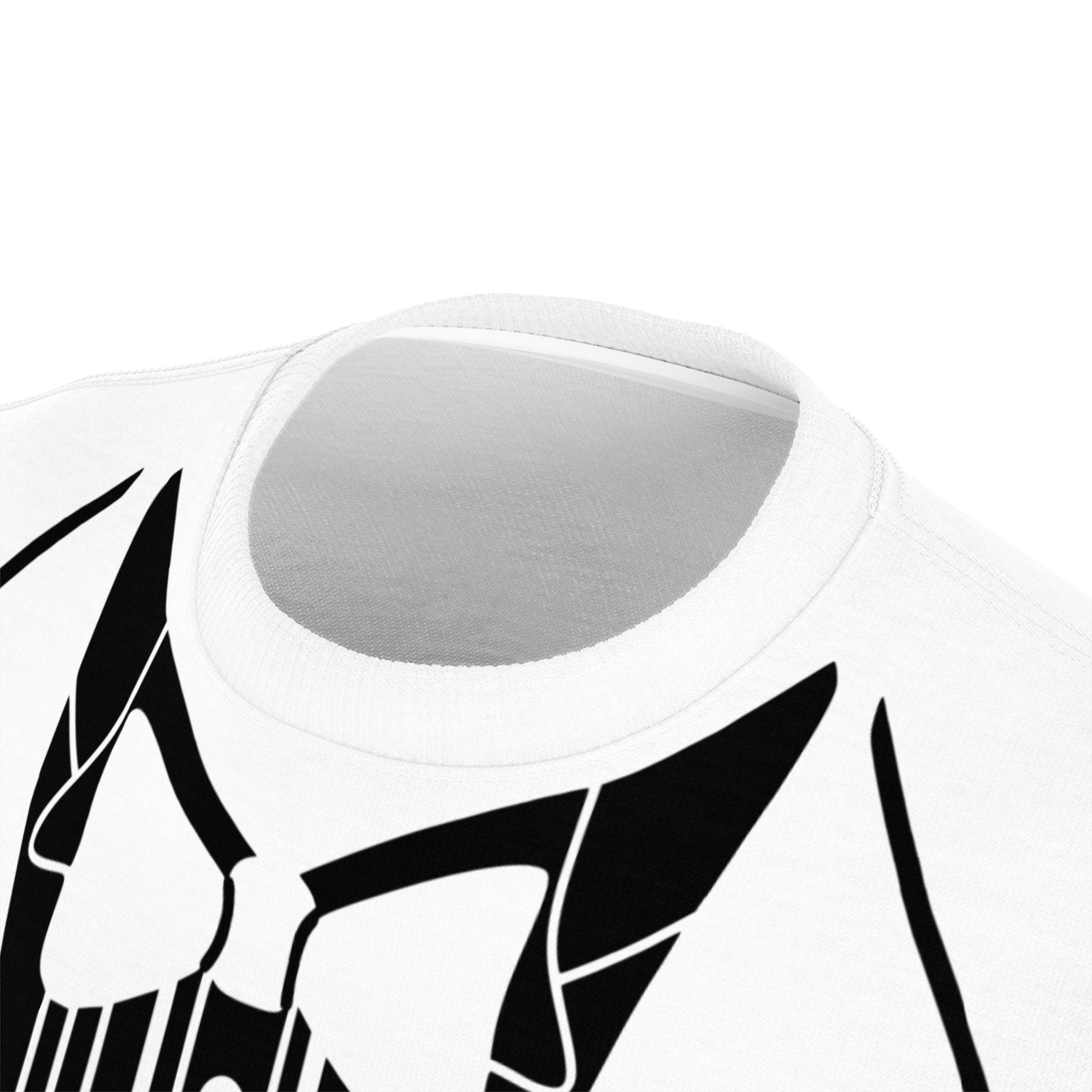 "All-Over Print" White Tux T-Shirt