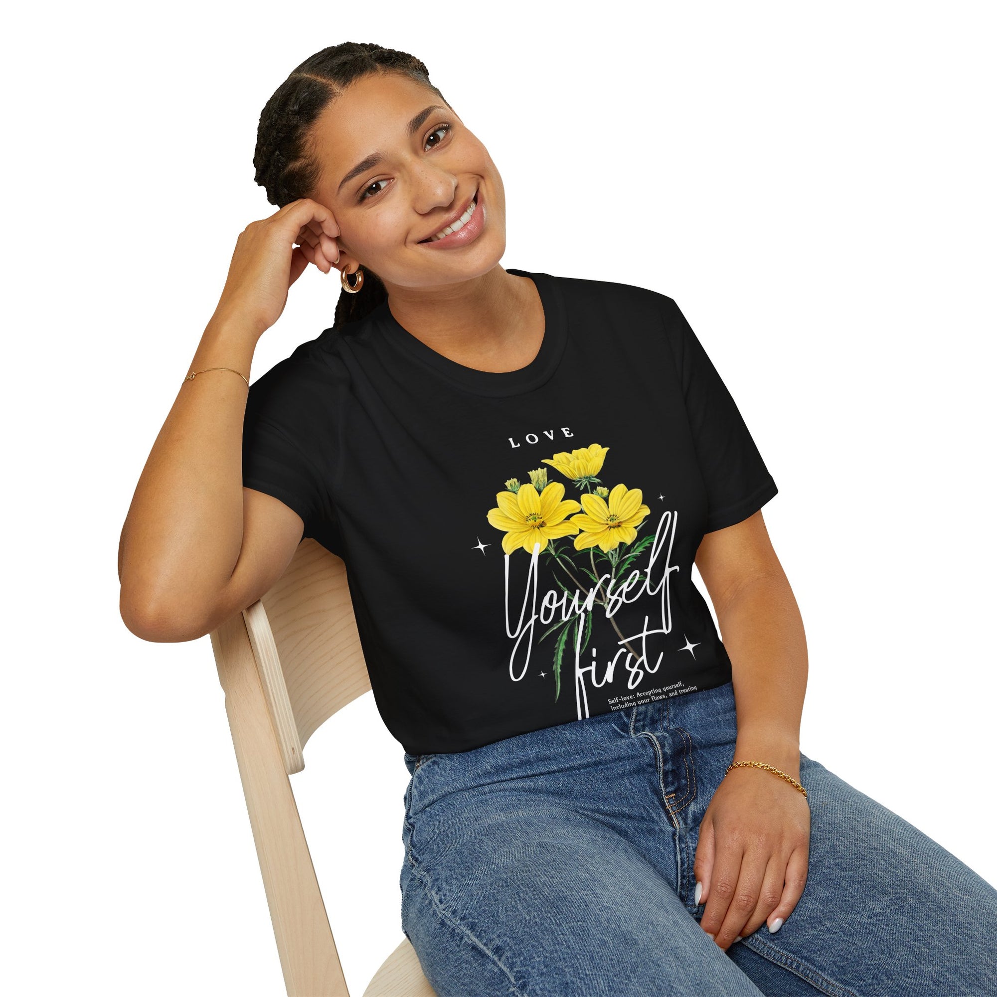 "Love Yourself First" - "moti-Voice-tion Wear" T-Shirt