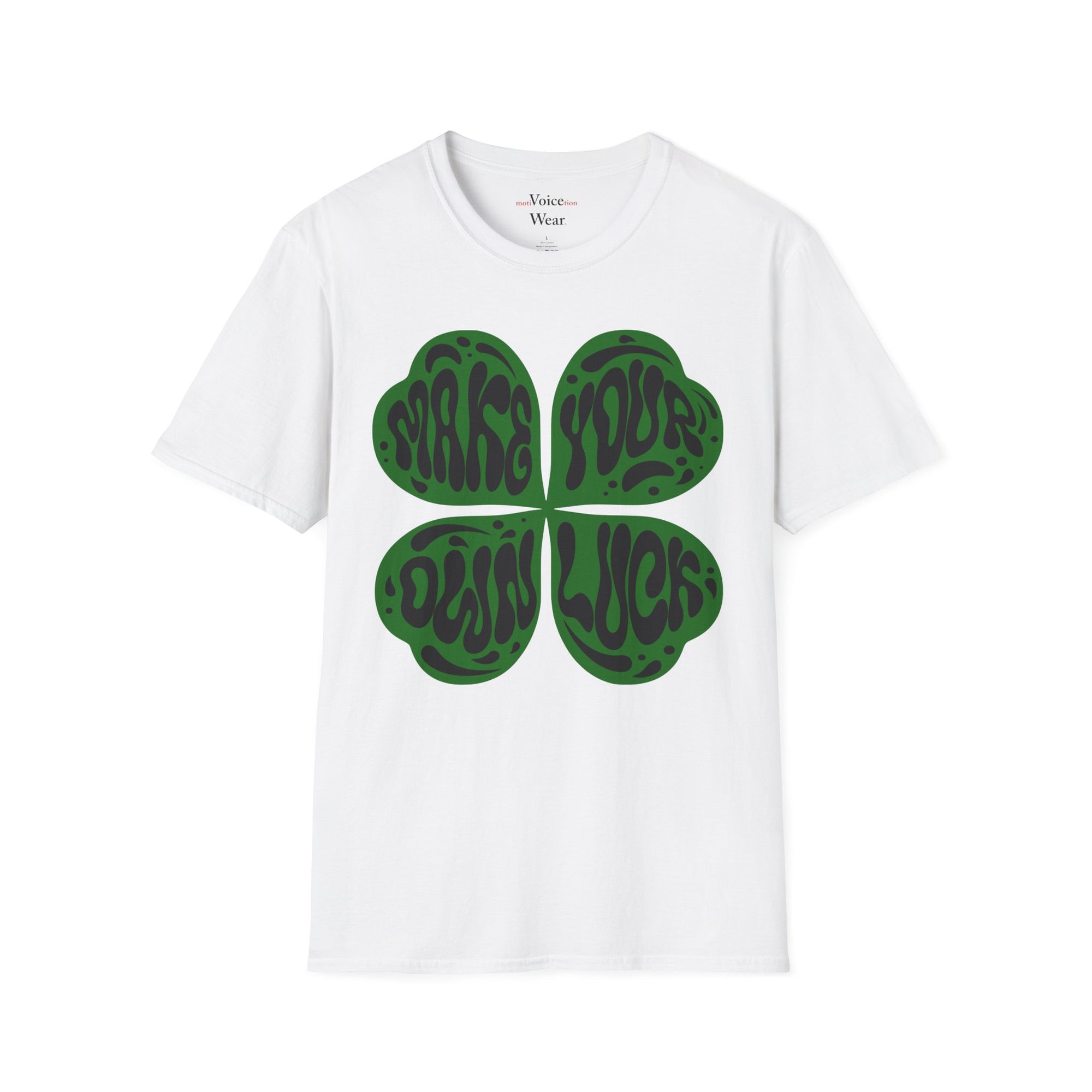 "Make Your Own Luck - Black" - "moti-Voice-tion Wear" T-Shirt