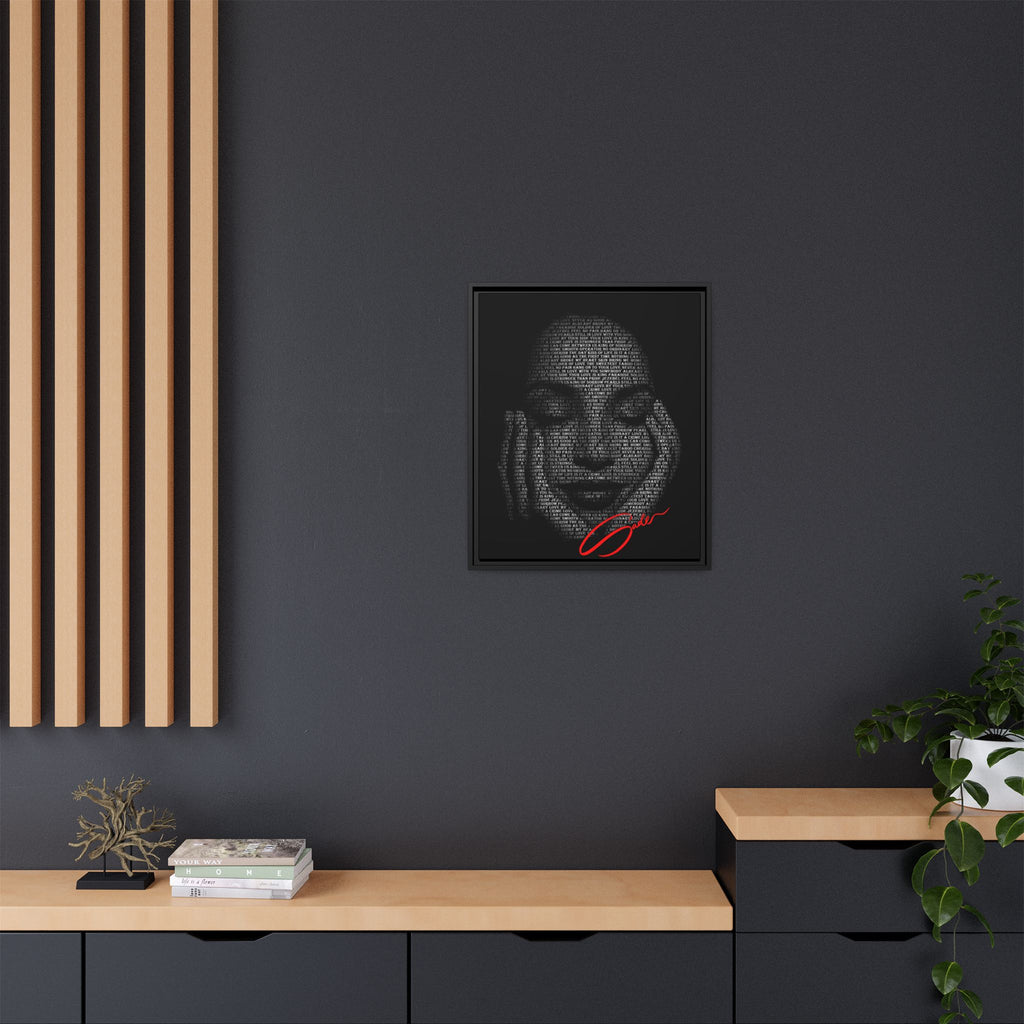 "Sade's Greatest Hits" Framed Canvas Print