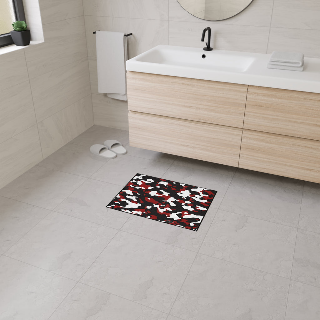 Heavy Duty Floor Mat – Red Camo