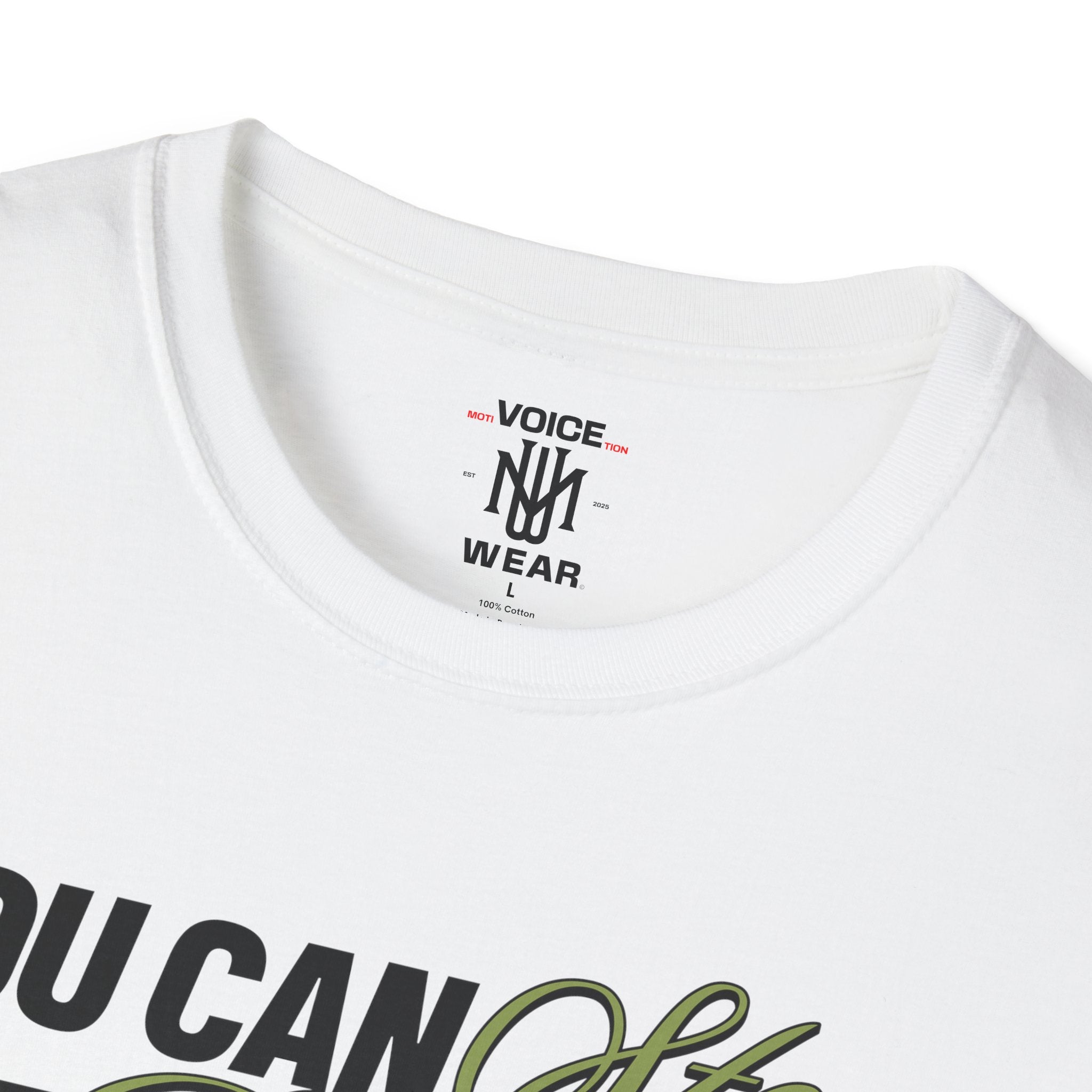 "You Can Stop, But Don't Quit!" - "moti-Voice-tion Wear" T-Shirt