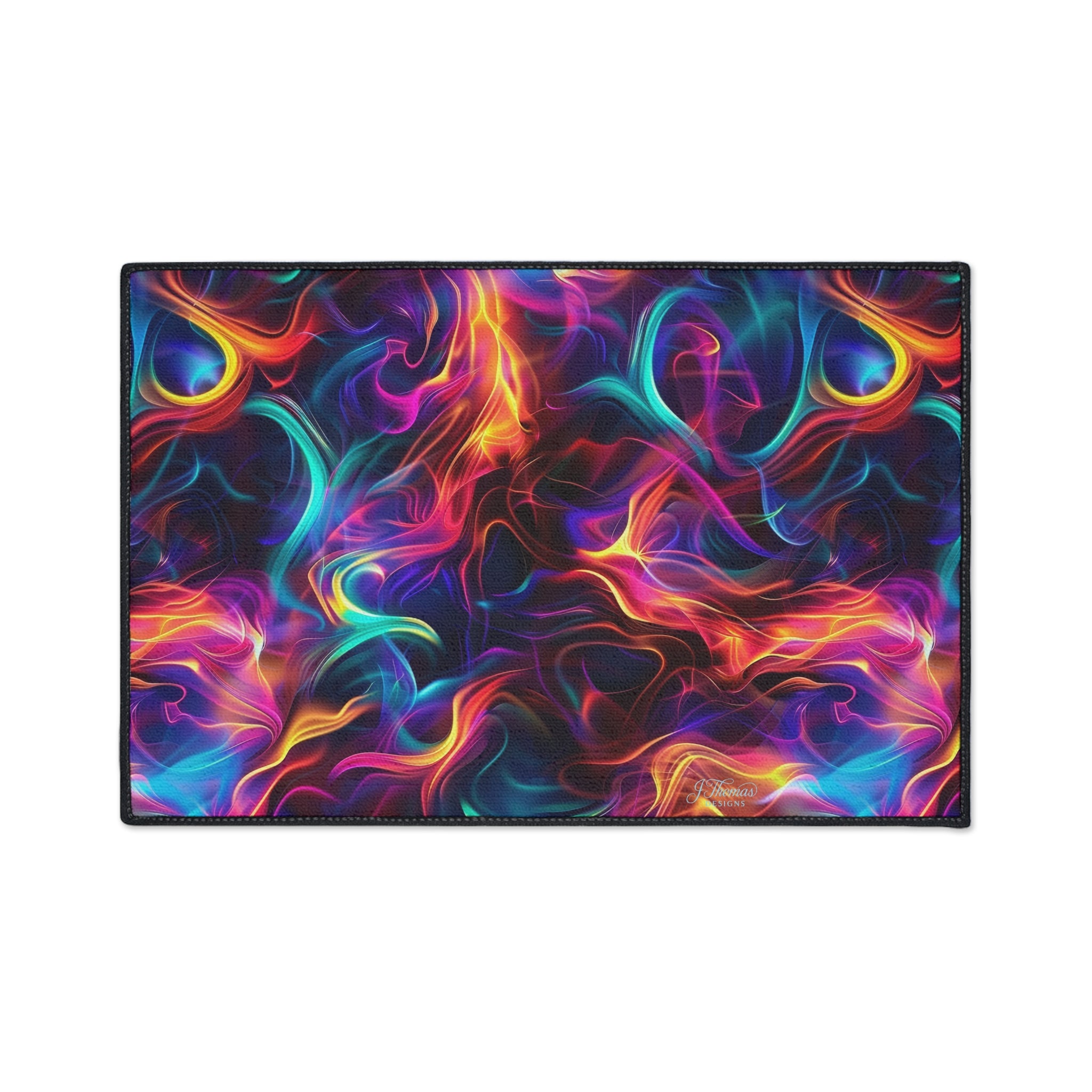Heavy Duty Floor Mat – Luminous Flames #1