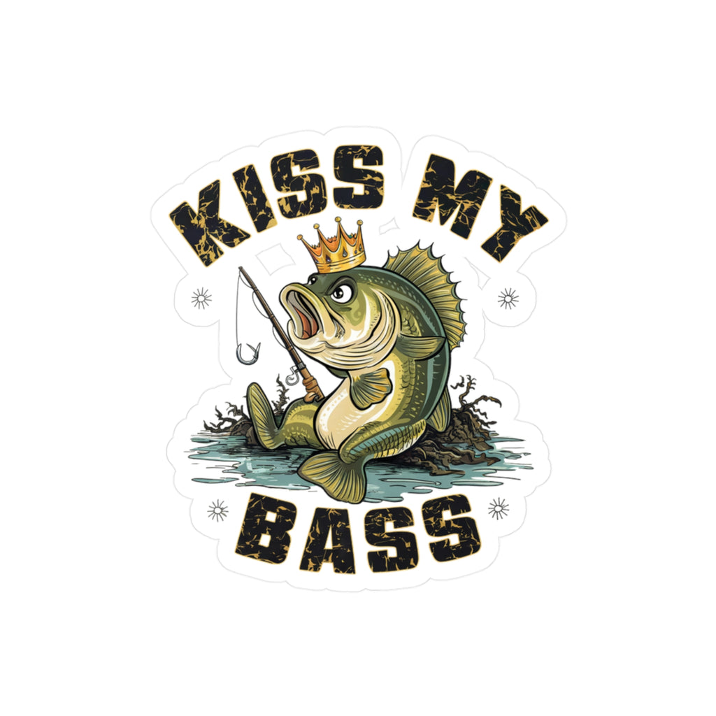 Kiss My Bass Vinyl Decal