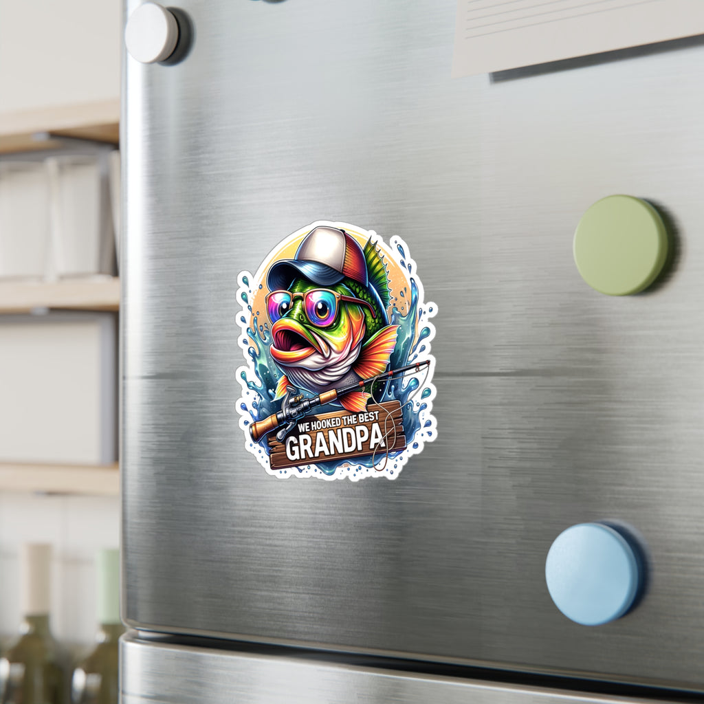 We Hooked The Best Grandpa Vinyl Decal
