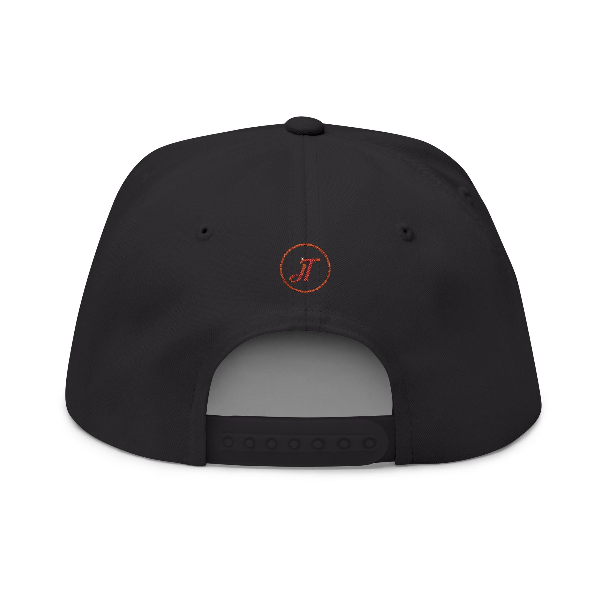 "Thou Shall Not Test My Gangster" - Embroidered Flat Bill Snapback Cap