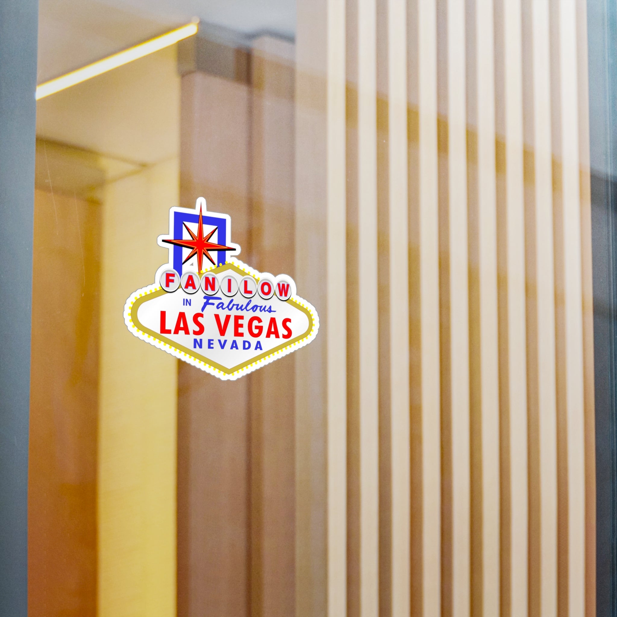 Barry Fanilow - "Las Vegas Sign" Vinyl Decal