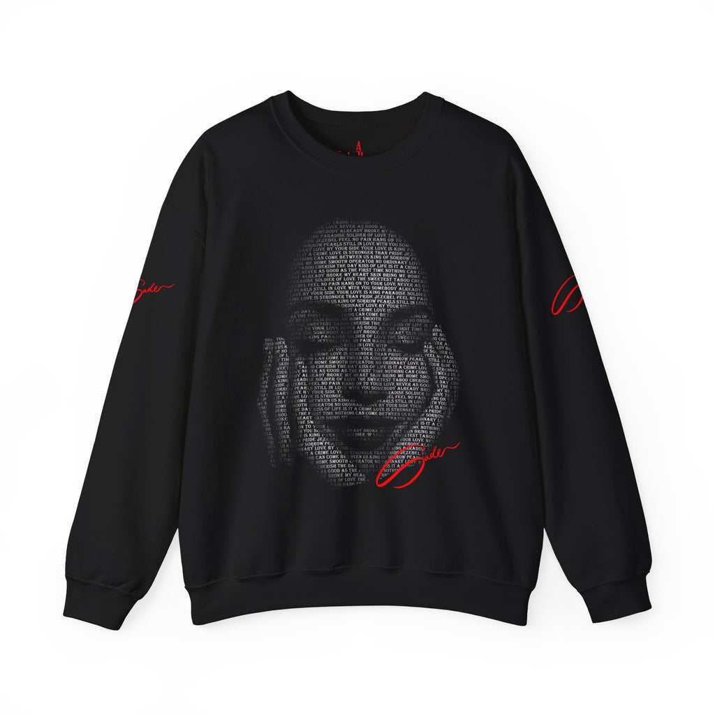 Teshi's Sade's Greatest Hits Sweatshirt — Red Text